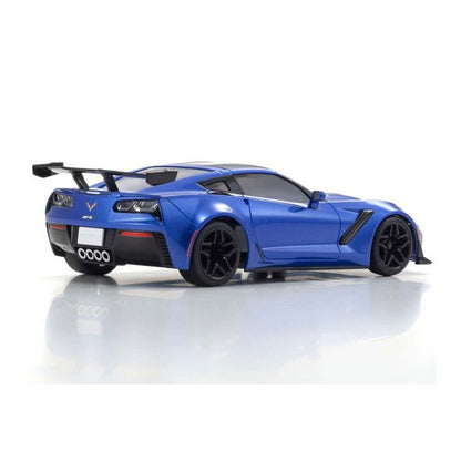 MINI-Z RWD Series Ready Set Chevrolet Corvette ZR1 Elkhart Lake Blue Metallic (with LED) 32334BL