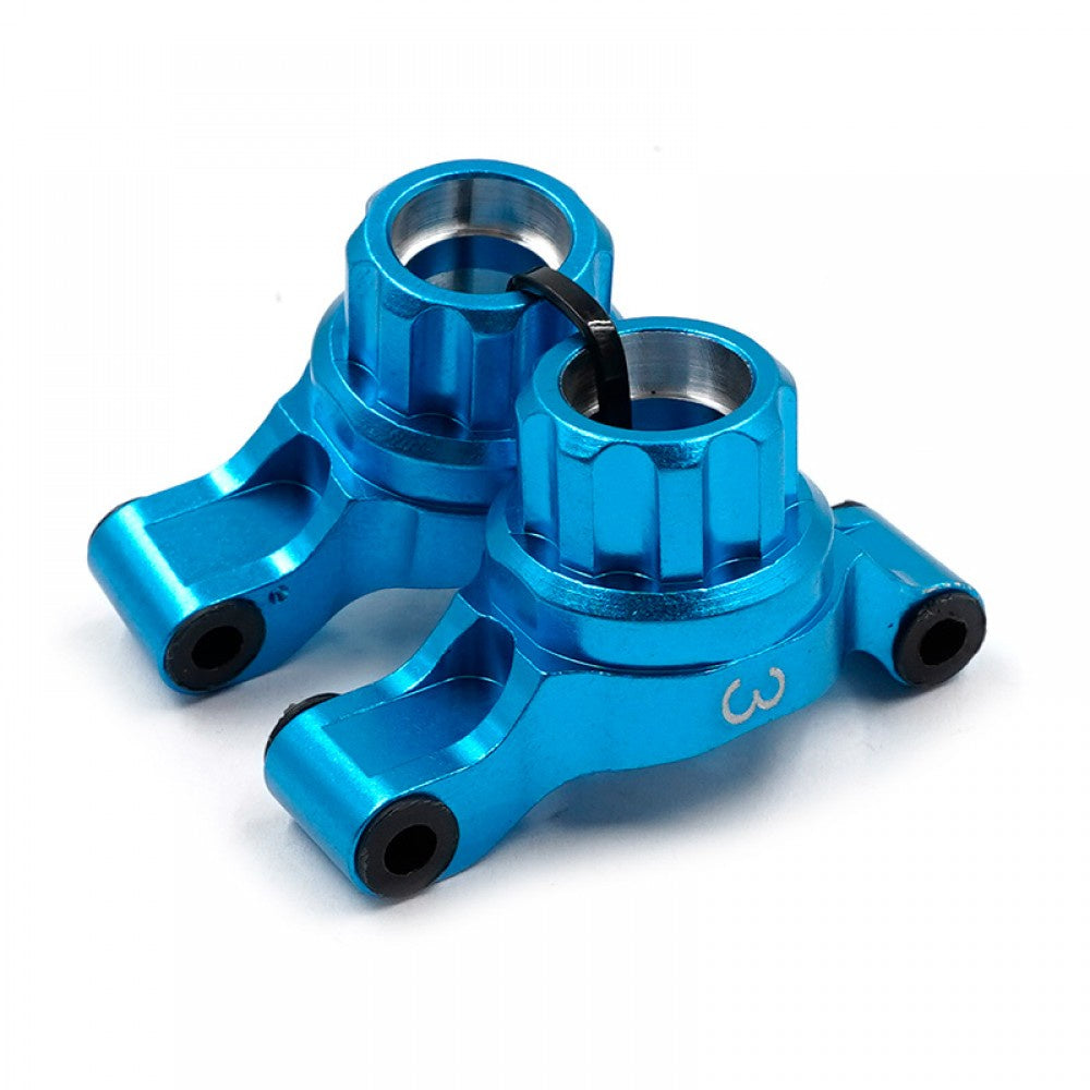 Yeah racing TT02-007-3BU ALUMINUM REAR HUB/KNUCKLE ARM 3 DEGREE FOR TAMIYA TT02 TT02-007-3BU