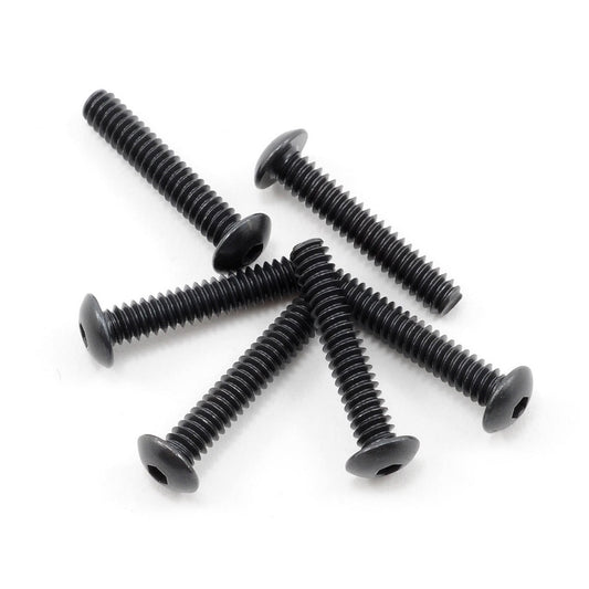 LOSA6283 Button Head Screws 4-40x5/8 (6)