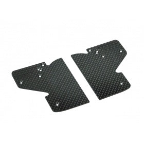 3Racing FGX-321/WO GRAPHITE REAR SIDE WING FOR 3RACING SAKURA FGX