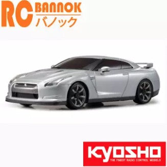 MINI-Z RWD NISSAN GT-R (R35) Ultimate Metal Silver Readyset RTR 32331S