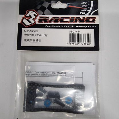 3Racing M05-09/WO Graphite Servo Tray