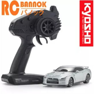 MINI-Z RWD NISSAN GT-R (R35) Ultimate Metal Silver Readyset RTR 32331S