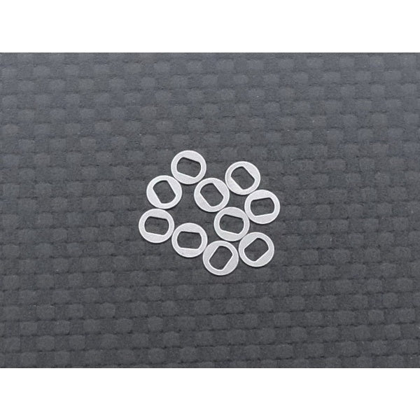 RC Aurora MW-004-03 AWD Stainless Steel Rim Offset Alignment Shim (0.3mm x10Pcs)