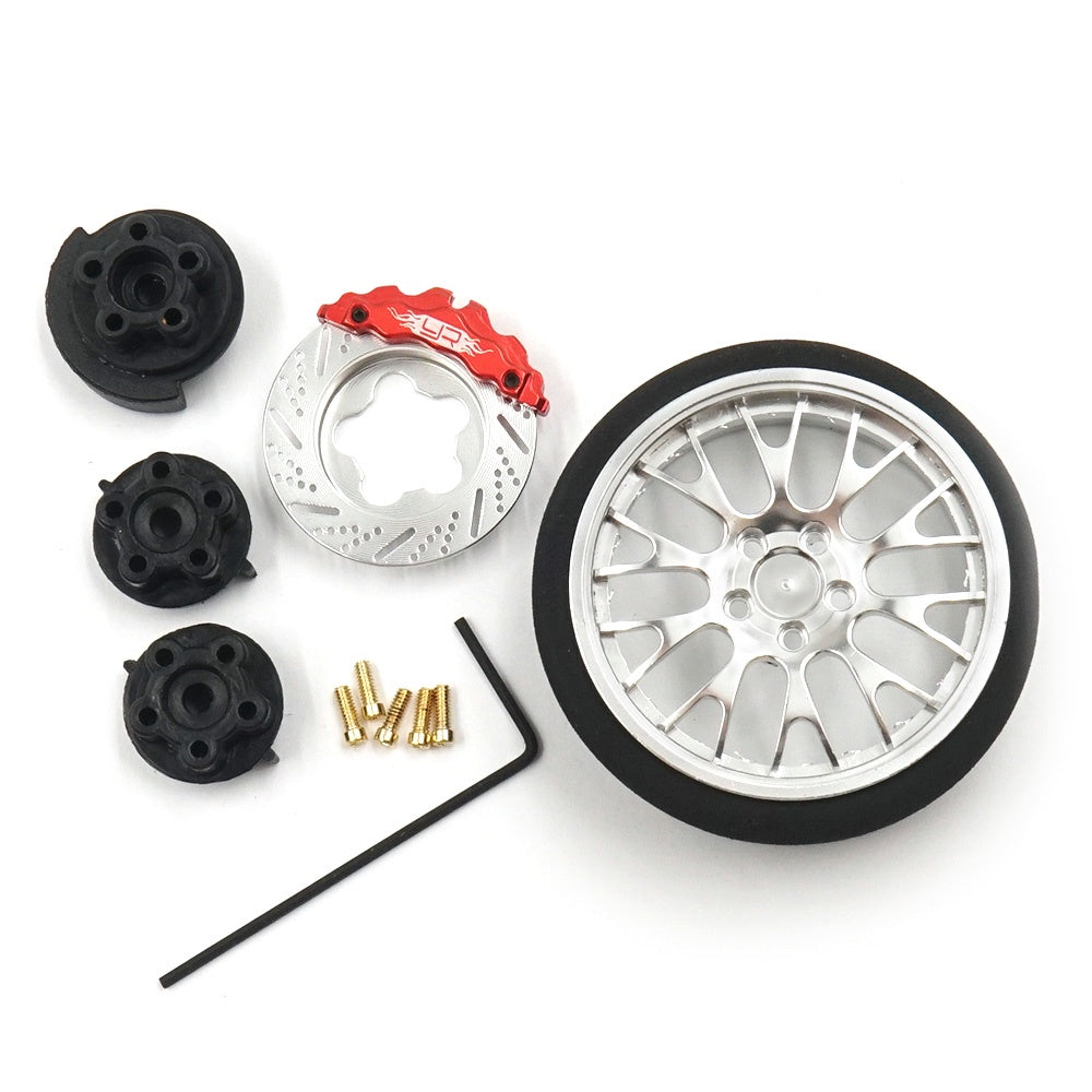 Yeah racing ALUMINUM TRANSMITTER STEERING WHEEL SET TYPE A FOR FUTABA KO SANWA FLYSKY NB4 (YA-0625) ศูนย์ไทย