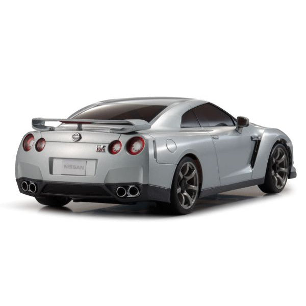 MINI-Z RWD NISSAN GT-R (R35) Ultimate Metal Silver Readyset RTR 32331S