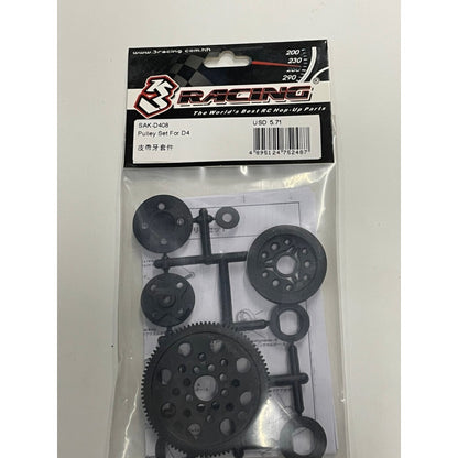 3 Racing SAK-D408 PULLEY SET FOR D4