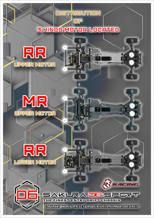 3Racing Sakura D6 Sport KIT ไม่รวมชุดไฟ ( ศูนย์ไทย )