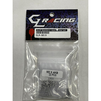 GL Racing GLR-S019 GLR STAINLESS STEEL SCREW SET