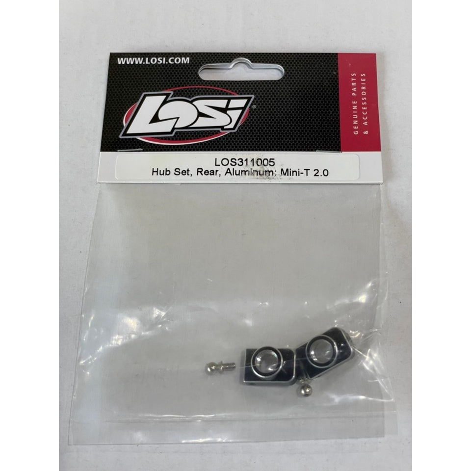 LOSI LOS311005 Hub Set Rear, Aluminum: Mini-T 2.0, Mini-B