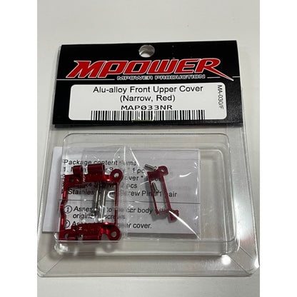 Mpower MAP033NR Alu-alloy Front Upper Cover (MA-030/F, Narrow, Red)