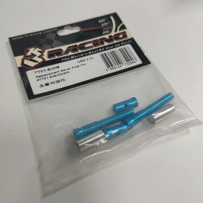 3Racing Tamiya TT-01 Type-E Option Replacement Saver Post For #TT01-E35/V2/WO - 3Racing TT01-E35B  [TT01-E35B]