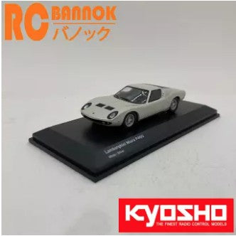 โมเดล 1:64 KYOSHO Lamborghini Miura P400 white/silver