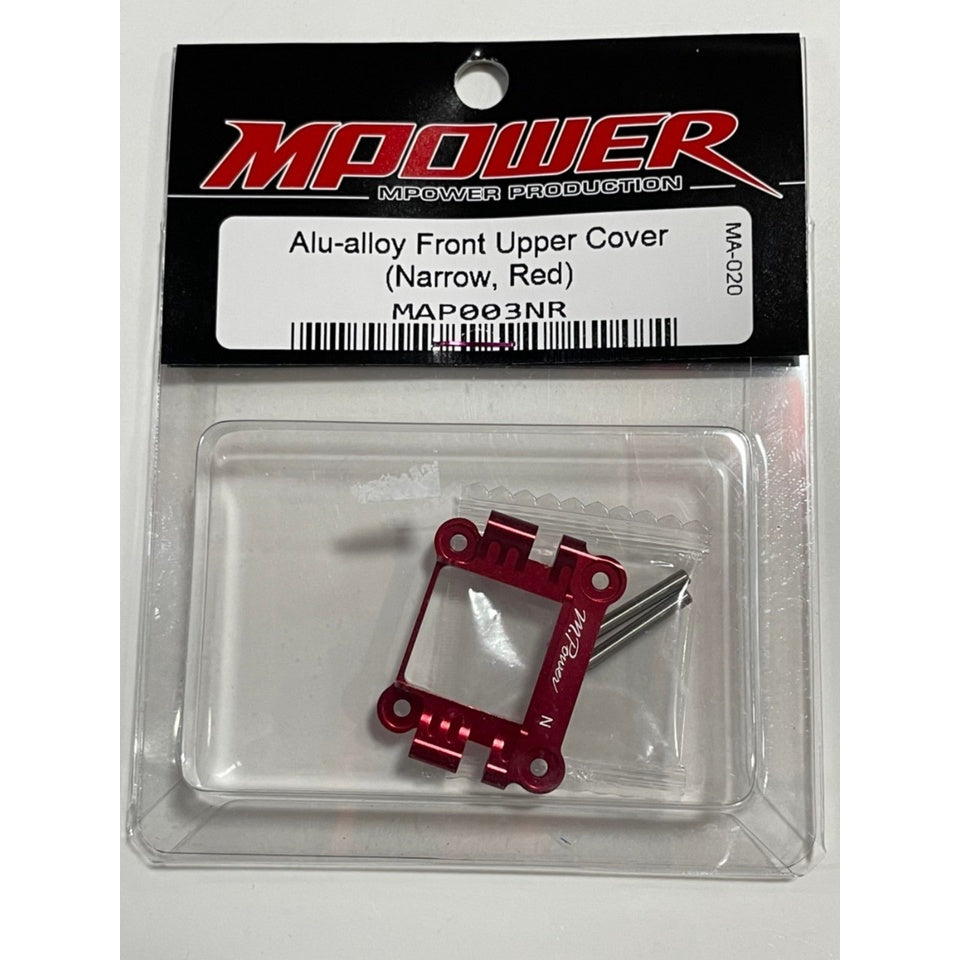 Mpower MAP003NR Alu-alloy Front Upper Cover (MA-020, Narrow, Red)