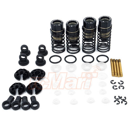 3 Racing SAK-D4828/BK 57MM ALUMINUM OIL DAMPER SET FOR D4