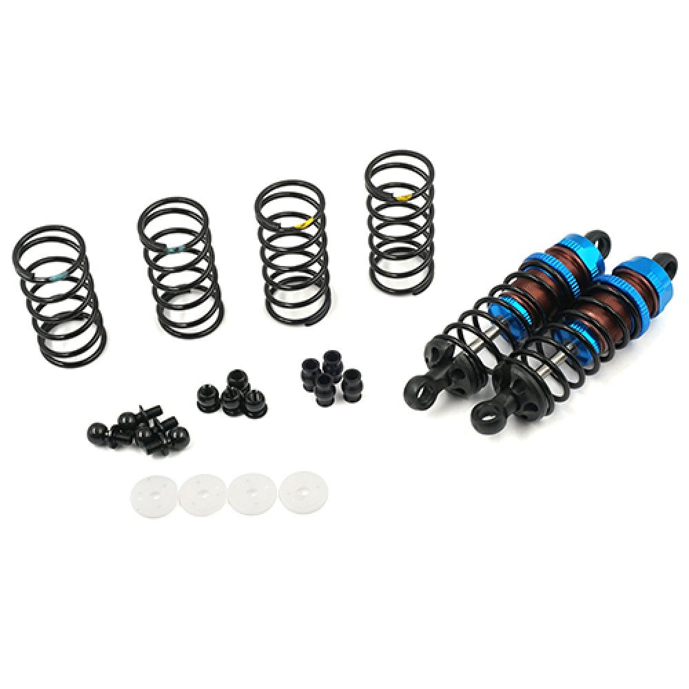 Yeah Racing BBG-0065BK ALUMINUM BIG BORE GO 65MM DAMPER SET 2PCS FOR 1/10 RC OFFROAD BUGGY