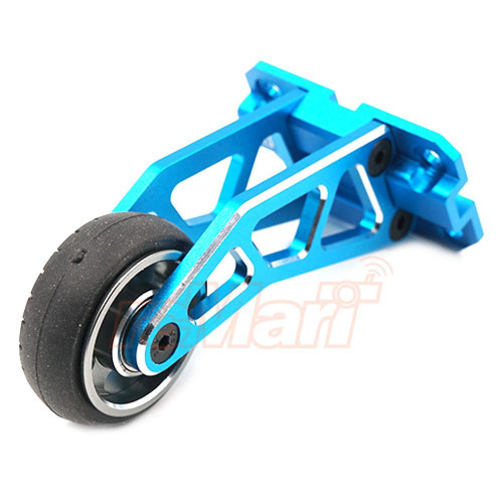 Yeah Racing TAWR-010BU ADJUSTABLE ALUMINUM WHEELIE BAR FOR WR02 GF01 BLUE ศูนย์ไทน