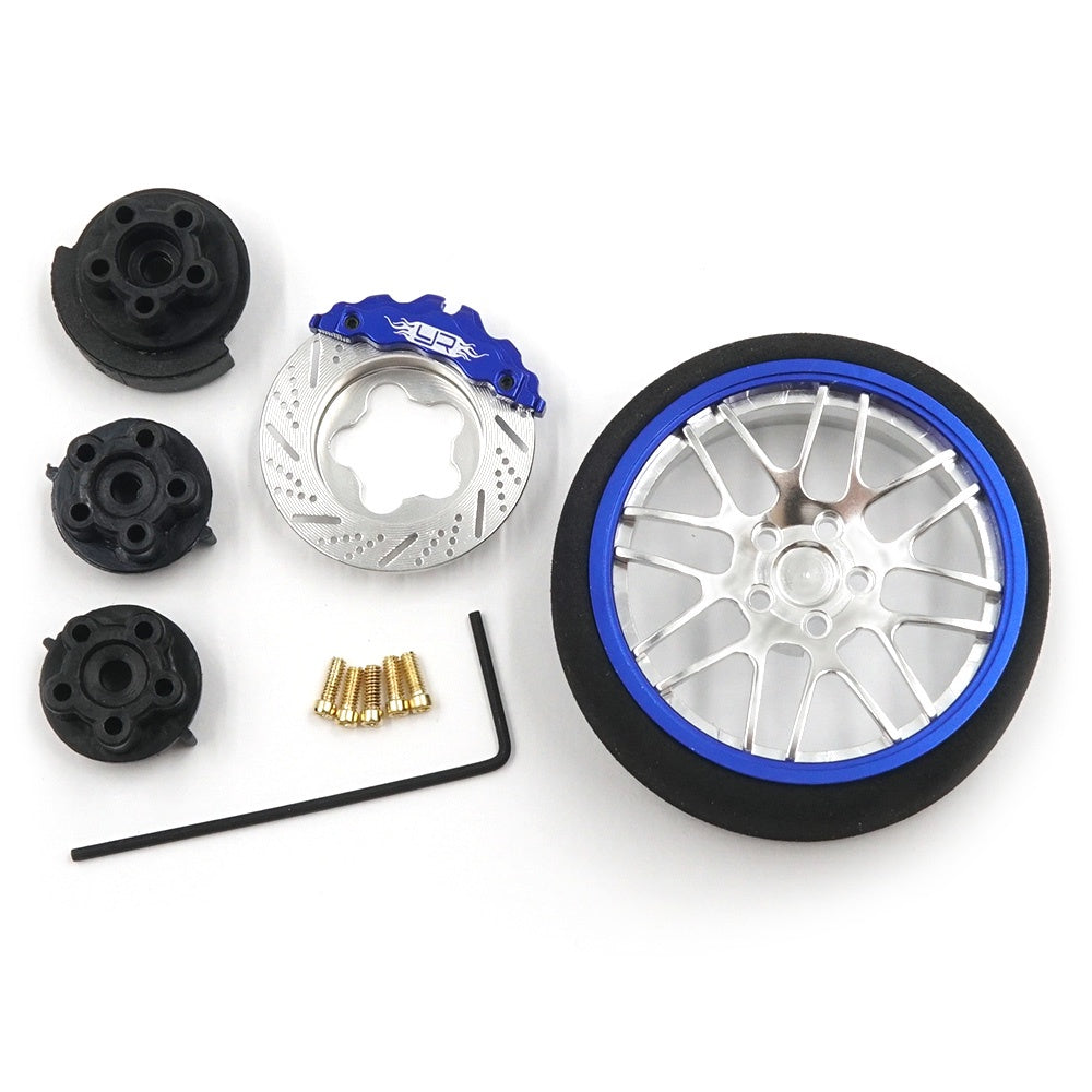 Yeah racing ALUMINUM TRANSMITTER STEERING WHEEL SET TYPE B FOR FUTABA KO SANWA FLYSKY NB4 (YA-0626)