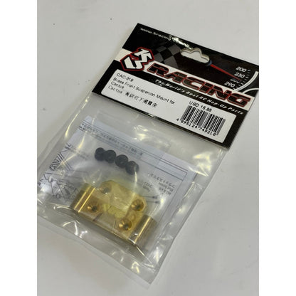 3 Racing CAC-319 BRASS FRONT SUSPENSION MOUNT FOR CACTUS