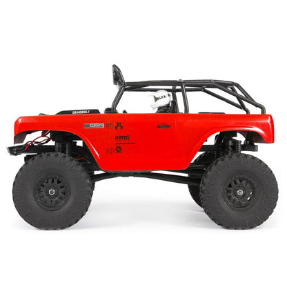 Axail SCX24 Deadbolt 1/24th Scale Elec 4WD - RTR, Red