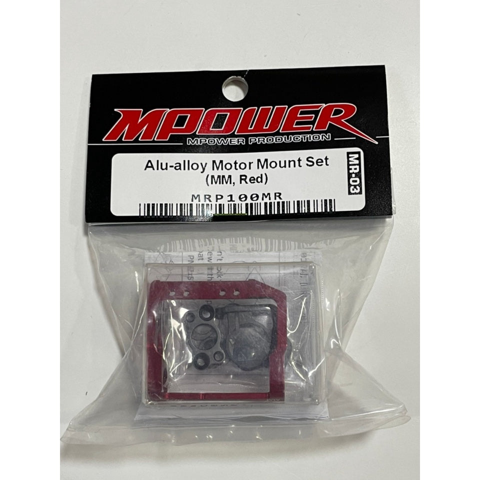 Mpower MRP100MR Alu-alloy Motor Mount Set/MM (Red)