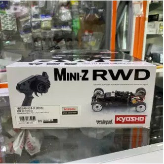 MINI-Z RWD NISSAN GT-R (R35) Ultimate Metal Silver Readyset RTR 32331S