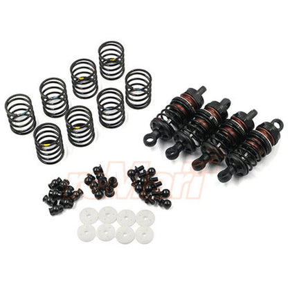 Yeah Racing BBG-0050 Aluminum Big Bore Go 50mm Damper Set 4pcs for 1/10 RC Touring Car