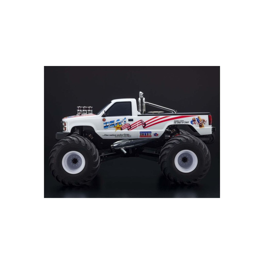 KYOSHO 1/8 Scale Radio Controlled .25 Engine Powered Monster Truck USA-1 Nitro RTR w/KT-231P+ 33155D ศูนย์ไทย