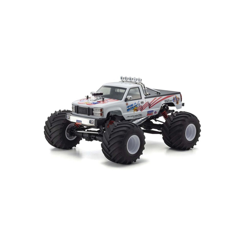 KYOSHO 1/8 Scale Radio Controlled .25 Engine Powered Monster Truck USA-1 Nitro RTR w/KT-231P+ 33155D ศูนย์ไทย