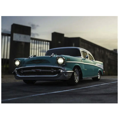 KYOSHO 1:10 Scale RC Electric Powered 4WD RTR 1957 Chevy® Bel Air Coupe Tropical Turquoise 34433T1C ศูนย์ไทย