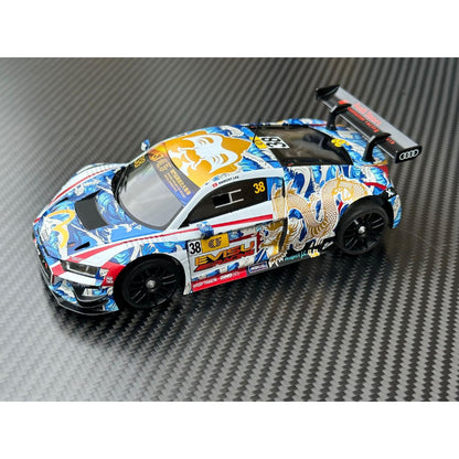 GL RACING GL-R8-EVO-003/BW38 ASC R8 EVO Limited Blue White NO.38