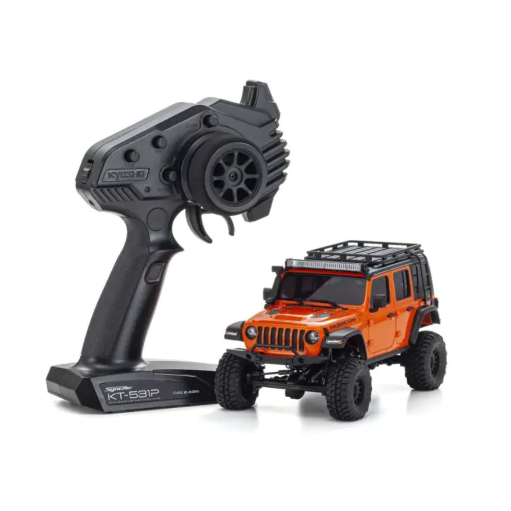 KYOSHO MINI-Z 4x4 readyset JeepⓇ Wrangler Unlimited Rubicon with Accessory parts Punk`n Metallic 32528MO (ศูนย์ไทย)