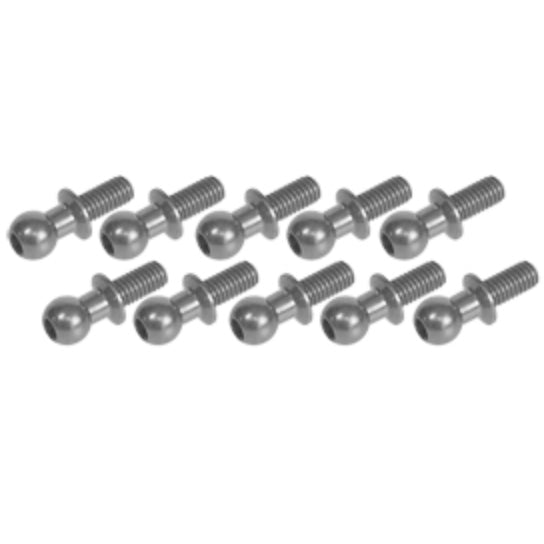 3Racing 4.8MM Ball Stud L=10 ( 10pcs) 3RAC-BS4810/TI