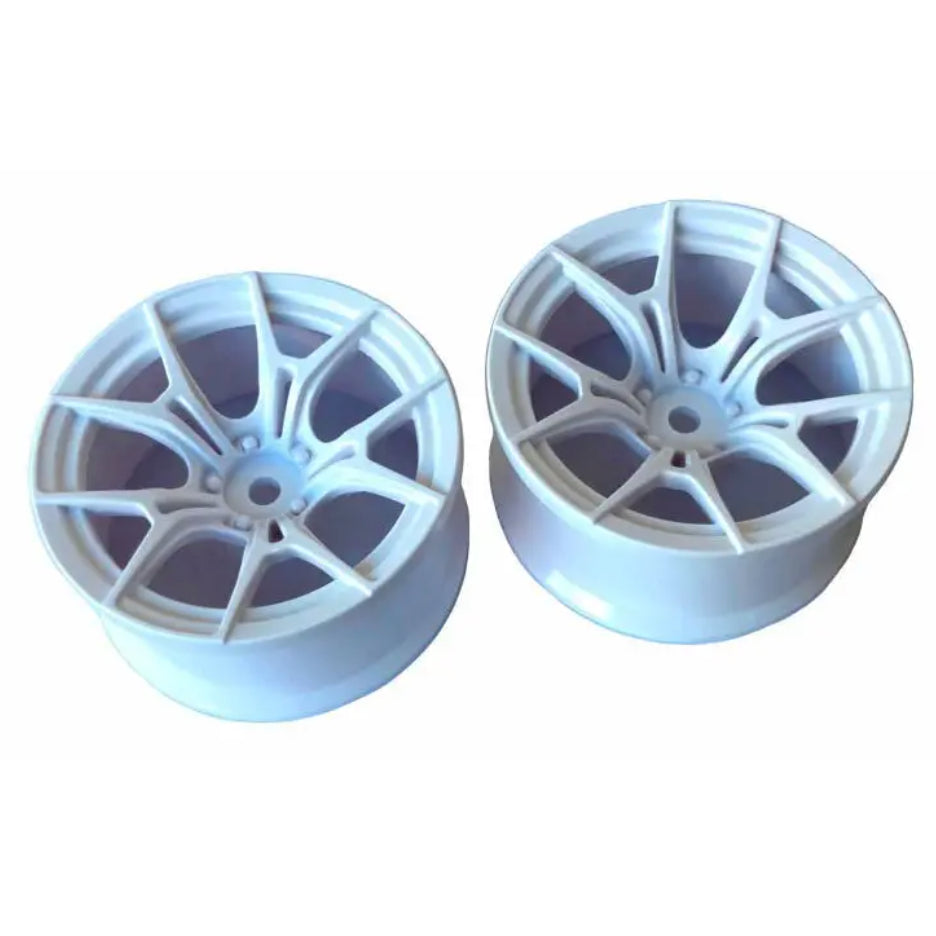 Topline FX SPORT Wheel offset6 White 27mm width & 3mm hub  (4pcs) TDW-0614WH