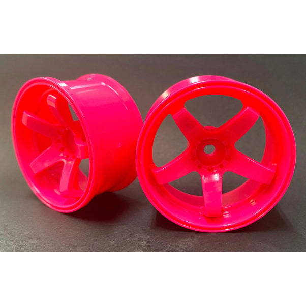 Topline FX SPORT wheel offset5 pink 27mm wide & 3mm hub (4pcs) TDW-0514PK