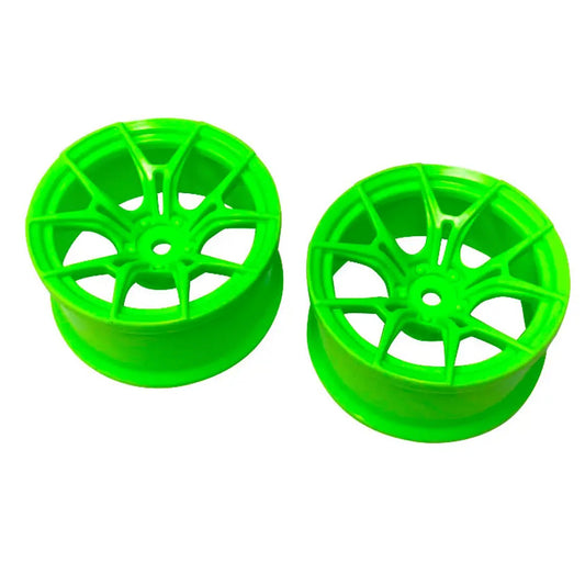 Topline FX SPORT wheel offset6 green 27mm wide & 3mm hub (4pcs) TDW-0614G