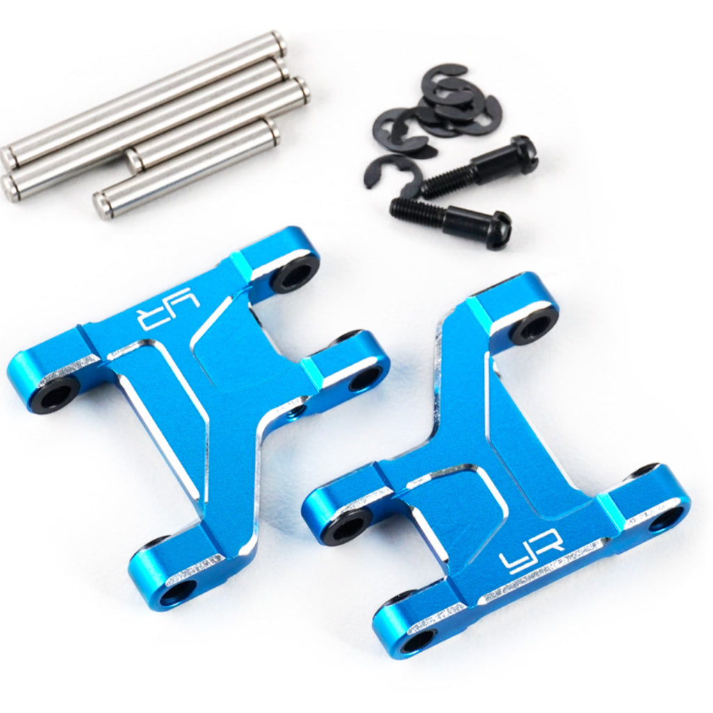 Yeah racing ALUMINUM FRONT LOWER SUSPENSION ARM BLUE FOR TAMIYA CC-01 TACC-002BU