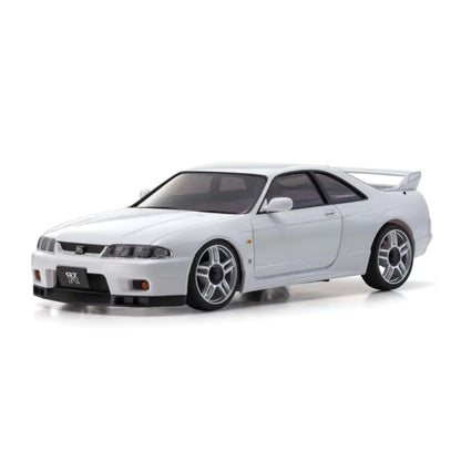 MINI-Z AWD NISSAN SKYLINE GT-R V.Spec (R33) with LED/Gyro unit White 32638WG-T