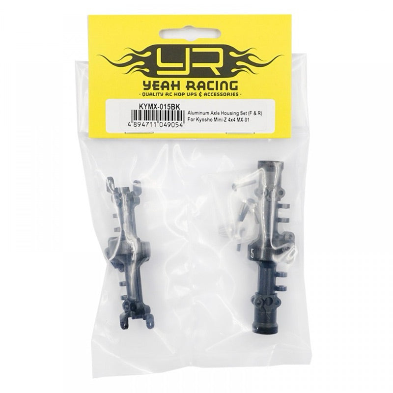 Yeah Racing ALUMINUM AXLE HOUSING SET (F & R) FOR KYOSHO MINI-Z 4X4 MX-01  KYMX-015BK