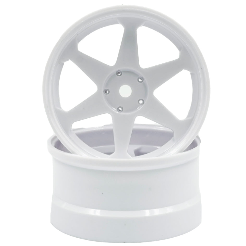 Onisiki ONI9122 +6 Offset Rim 2pcs White For 1/10 Drift