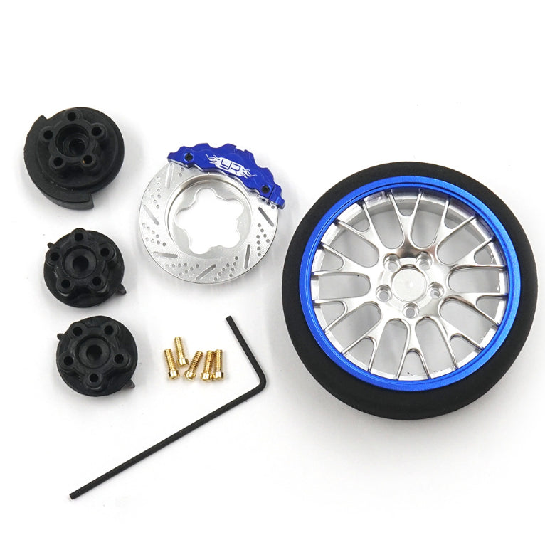 Yeah racing ALUMINUM TRANSMITTER STEERING WHEEL SET TYPE A FOR FUTABA KO SANWA FLYSKY NB4 (YA-0625) ศูนย์ไทย