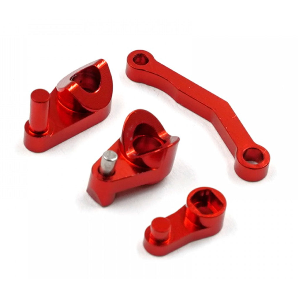 Yeah racing KYMB-012RD Aluminum Servo Saver Set For Kyosho Mini-Z MB010