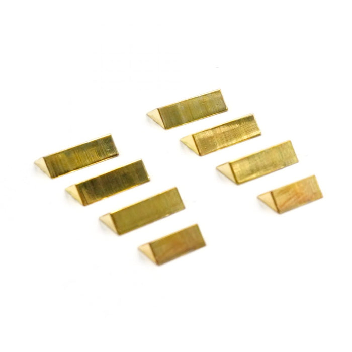 Yeah racing Chassis Weight Brass Balancer 8pcs For Kyosho Mini-Z MR04 KYMR-003GD