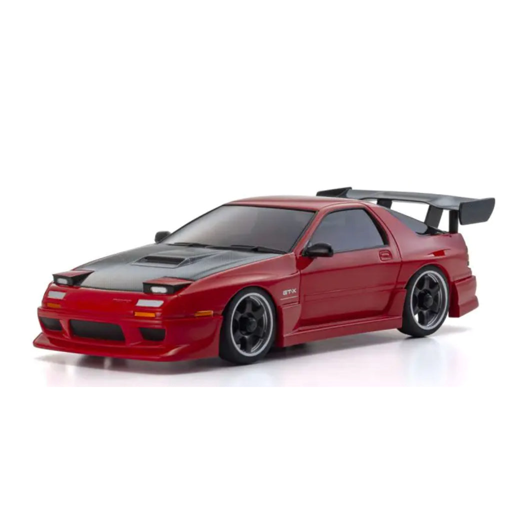 KYOSHO ASC เฉพาะบอดี้ MA-020 MAZDA SAVANNA RX-7 FC3S with Aero Kit and CFRP hood Red MZP476R(ศูนย์ไทย)