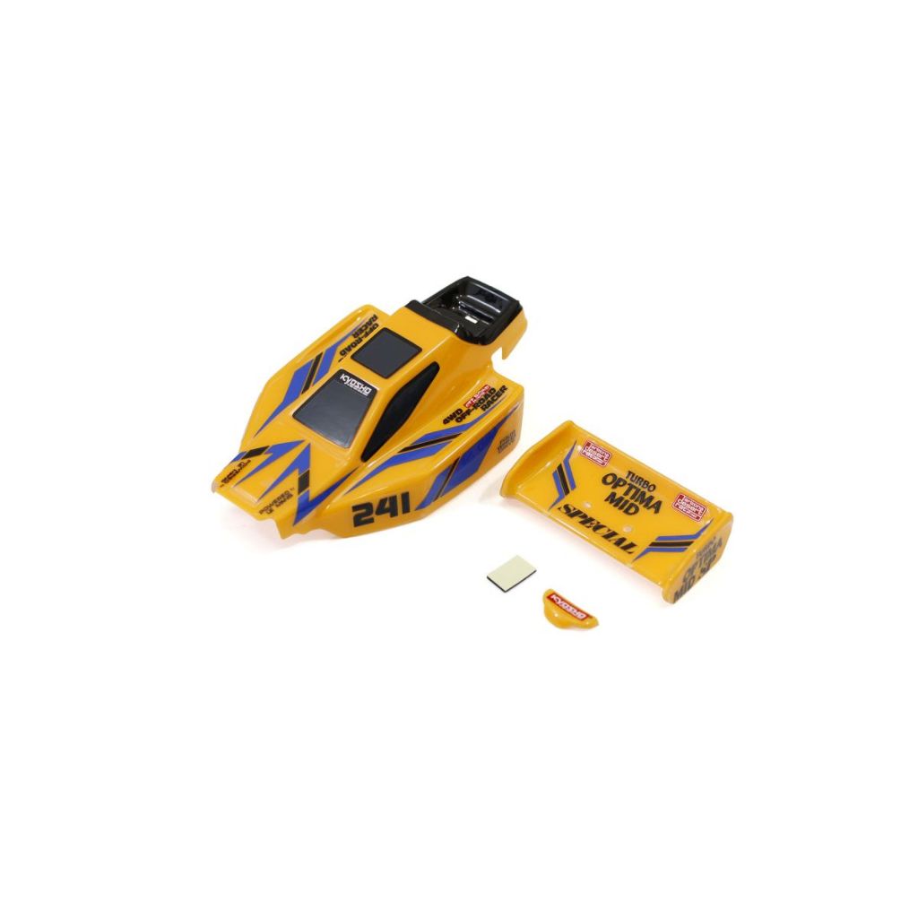 Kyosho Body Set(TURBO OPTIMA Mid Special/Yellow) MBB09Y For Mini-Z Buggy MB010(ศูนย์ไทย)