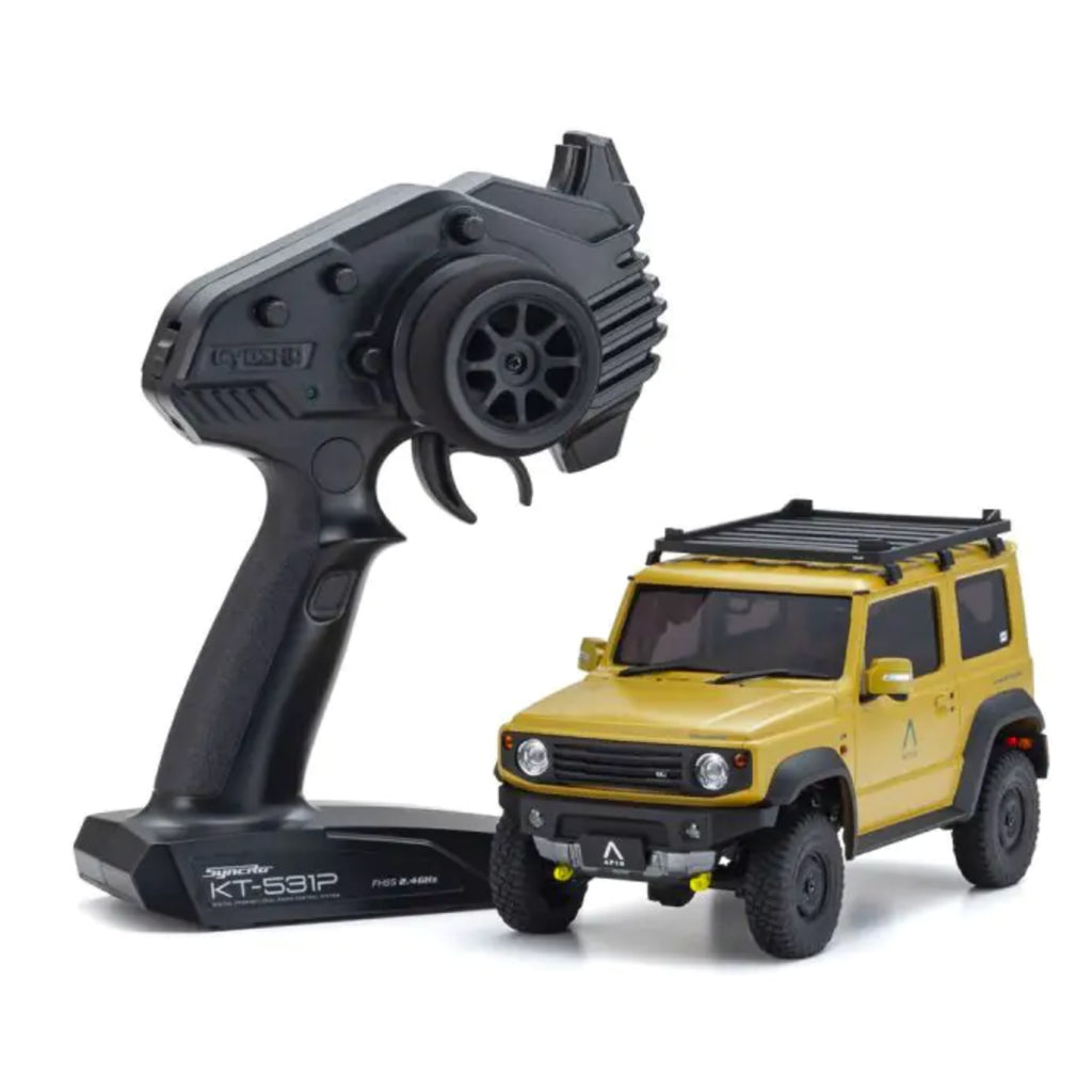 KYOSHO MINI-Z 4x4 readyset Suzuki Jimny Sierra APIO JIMNY TS4 Yellow Ocher 32537LBR-M (ศูนย์ไทย)