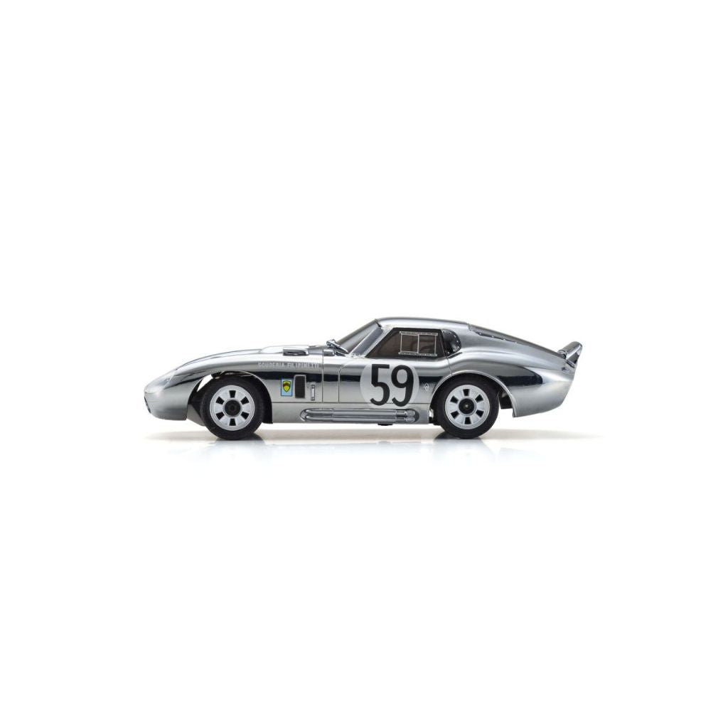 (ศูนย์ไทย) KYOSHO Radio Controlled First Mini-Z Shelby Cobra Daytona Chrome 66611C [Online Limited]